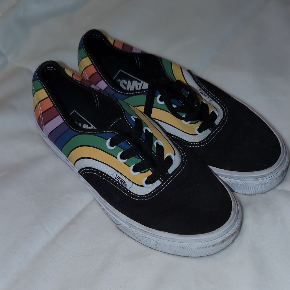 Vans Multicolor Stripe Classic Sneakers *Pride Month Gear!